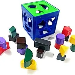 SMARTOYS Colour and Pattern Matching Montessori Slide Puzzle Game for Kids (Multicolor) (Shape Sorting Cubes)-picture-18