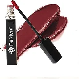 FeMent Clean Beauty Matte Liquid Lipstick For Women, Highly Pigmented, Long Lasting, TransferProof, Lip Makeup, Smudge Proof - 6.5 ML (LIT)-picture-19