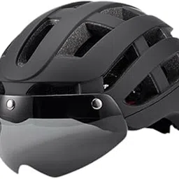 MERISHOPP Bike Helmet Protective Adjustable Sports Helmets for Biking Outdoor Climbing Black|Sporting Goods|Cycling|Helmets & Protective Gear|Helmets-image-84