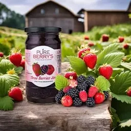 Pure Berry's Three Berry Jam More Than 60% Whole Berries,Tastes Delicious(Net 400G)-picture-15