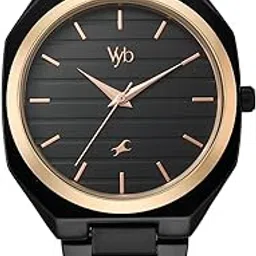 Fastrack Vyb 6.0 Horizon Quartz Black Shaped Dial Men's Watch | Stainless Steel Strap Material Analog | Guys Analog Watches - FV30031KM02-picture-15