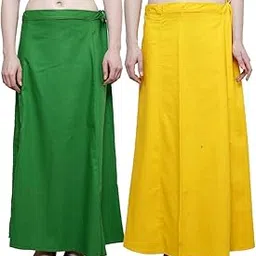 just clikk PETTICOATS FOR WOMENS COMBO OF 2, COTTON SOLID PLAIN-picture-43