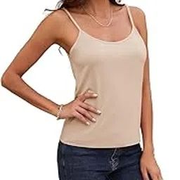 hsr Cotton Short Length Slips Slim Fit Camisole Spaghetti Straps Tank Top for Women [Size: Free Size (S, M, L)]-picture-26