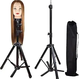OSEN Adjustable Mannequin Head Stand for Hair Styling Hairdressing Braiding, Salon & Cosmetology Training Dummy Head Stand Holder Tools Accessories-image-6