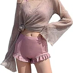 bnf Women Bikini Set Three Piece Bathing Suit Swimwear Tie Halter pink-Clothing, Shoes & Accessories - Womens Clothing - Swimwear-picture-16