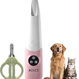 Boltz Cordless Pet Paw Hair Trimmer with LED Light & USB Rechargeable – Precise & Quiet Grooming for Dogs & Cats + Free Double-Hole Nail Cutter (worth ₹500), Safe Stainless Steel & Ceramic Blade for Paws, Buttocks, Wounds-picture-13