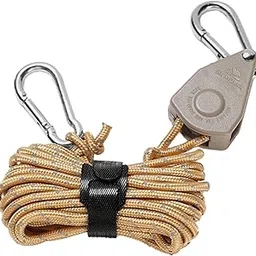 LOOM TREE® Ratchet Hanger Rope Hanger Fast Locking Non Slip Secure Heavy Duty Wind Rope Brown | Outdoor Sports | Camping & Hiking | Tents & Canopies | Tent & Canopy Accessories-image-70