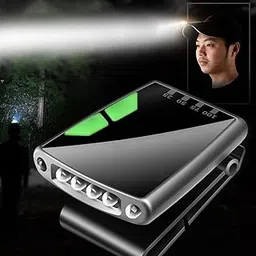LED Cap Clip Light Sensor Switch Super Bright LED Headlight Portable Hands-Free Rechargeable Light for Night Hiking, Camping, Cycling, Fishing, Outdoor Travel Lighting-image-60