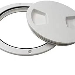 The Style Sutra 5pcs Marine Boat RV White 5" Access Hatch Cover Twist Out Deck Plate Screws |Motors | Parts & Accessories | Boat Parts |5 Pieces Deck Plates-picture-18