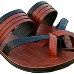 Stylish Men's Slip-On Buckle One-Toe Sandals with Soft Sole-picture-57