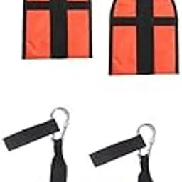 SHOPORA 2 Pairs Hanging Ab Straps Sling Door Hanging Heavy Duty for Sports Gym Sporting Goods | Fitness, Running & Yoga | Fitness Equipment & Gear | Abdominal Exercisers-image-37