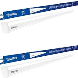 PHILIPS 25 W LED Tubelight | Ujjawal Neo LED Tubelight for Home & Hall, Colour : Cool Day Light, Pack Of 2 image 1