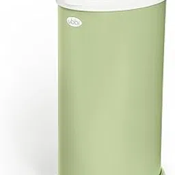 Ubbi Steel Odor Locking Portable Diaper Disposal Bin, No Special Bag Required, Easy To Use, Modern Design, Diaper Pail, No Smell Nappy Bin, Child Proof Lock, Capacity of 55 Diapers, Matte Sage-picture-20
