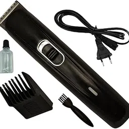 Powerful cordless adjustable professional barber hair clipper machine trimmer(Black)-picture-49