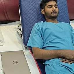 Adjustable Bed Backrest for Back Pain Relief-Patients at Home with Neck and Spinal Injury |While Using Laptop |5Levels |3 inch Softfoam Holland Fabric | Free Hot&Cold Gel Pack (Indigo Blue)-image-23