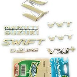 KarGide Car Monogram Symbol Wrap Decal Sticker Emblem Badge Logo Rear Kit 15 with Perfume Compatible with M-ARUTI S-WIFT D-ZIRE 2008-2017-image-3