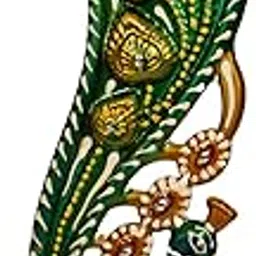 Tea Light Candle Holder for Home Decorative Peacock Showpiece Metal Figurine Candle Diya Burner Slots for Mandir, Pooja Room, Living Room, Diwali Gifts (13.75x4x4.75) inch-image-19