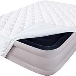 Moonsea Queen Mattress Pad Thick Quilted Mattress Topper Cover, Super Soft Breathable and Noiseless Down Alternative Fiber Pillow Top Mattress Pad with Deep Pocket Fits Up to 8-18 Inch Mattress-picture-56