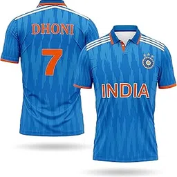 95miles garments Dhoni Jersey 7 Number National Team Cricket Jerseys Team Men's New-picture-22