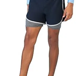 Men's Quick-Dry Nylon Shorts | Lightweight Breathable Gym & Outdoor Workout Shorts with Elastic Waistband and Pockets-image-92