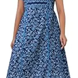nihsamah Cotton Nighty for Women — Printed Stylish Night Gown, Comfortable Sleepwear Long Nightwear, Maxi-picture-27