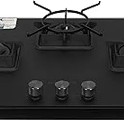Faber 3 Burner 65Cm Cooktop |Auto Ignition| |Metal Knobs| MS Diamond coated Pan Support | Matt Black Glass Finish |5 Yrs Warranty On Glass & Valve | 2 Yrs On Burner |COOKTOP EVOKE 3BB BK CI AI-picture-27