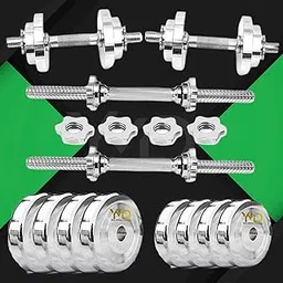 Home Gym Set, Steel Dumbbell Set, Steel Dumbbell Plates 1.5KG X 4PC Adjustable Dumbbell (6 kg)-picture-23