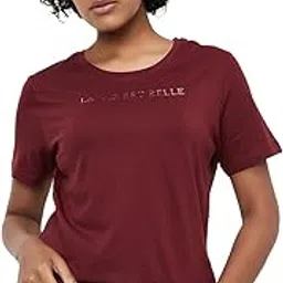 max Women's Cotton Letter Print Regular Fit T-Shirt-picture-15