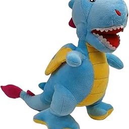 NATKHAT Dino with Wings - 40cm Plush Toy | Soft and Cuddly Dinosaur for Kids, Imaginative Play, Blue-image-72