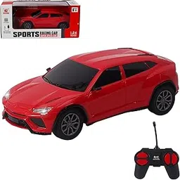 CRYA Remote Control Lamborghini Urus Toy Car for Kids - 1:24 RC with LED Lights (Red)-picture-33