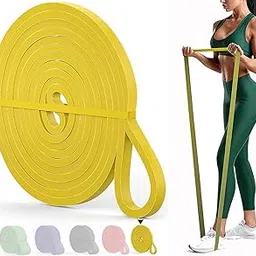 Fitness Scout Resistance Band for Workout for Men and Women Resistance Band Set & Exercise Band for Chin Ups, Stretching Pull Up Bands for Home Gym Exercise (Pack of 1) Yellow-picture-30