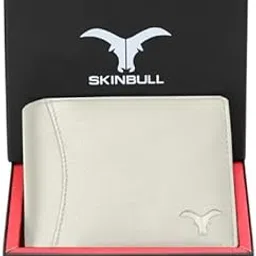Men’s Classic Leather Bi-Fold RFID Protected Wallet with Multiple Card Slots_WLT_127_White-picture-38