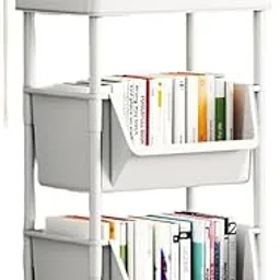 Small Cart Storage Rack Compact and Space-Saving | Multi-Purpose Storage | Sturdy and Durable-picture-19