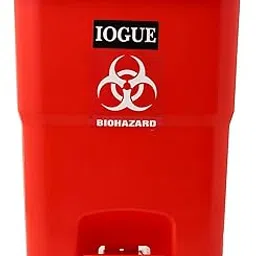 iogue 32 Litre Bio Medical Pedal Garbage Waste Dustbin (Red)-picture-32