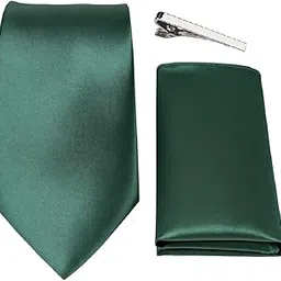 Luxury Italian Silk Tie, Pocket Square & Silver Tie Pin Gift Set in Premium Wooden Box – Formal Accessories for Men-image-2