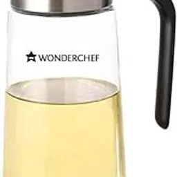 Wonderchef No Drip Oil Pourer, Transparent Oil Pourer and Holder with Lid, Accurate Pouring, 600ml-picture-19