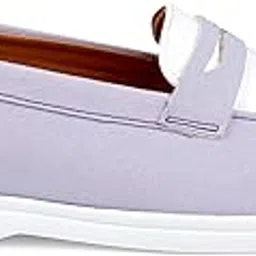yuvrato baxi Women's Double Colour Vegan Suede Material Luxe, Penny Loafers and Moccasin Shoes.-picture-56