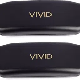 vivid Vision Combo Pack Of 2 | Unisex Adult Lightweight Eyewear Specs Case Cover | Protect Eye Glasses | ABS | Plastic | Spectacles | Cases | AP - 433 | BLACK-picture-47