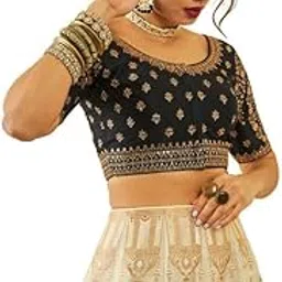 soch Women's Silk Solid Half Sleeve Regular Blouse-picture-44
