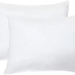 Soft Pillow Covers 20 x 32 Inches - Egyptian Cotton 600 Thread Count Set of 2 Pillow Cover Set Envelope Closure Hotel Quality Pillowcase - White-picture-29