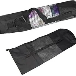 Aditya overseas� Yoga Bag Mat Carry Exercise Mat Carrying Cover with Strap - Black-image-77