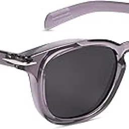 voyage UV Protected & Polarized Black Square Sunglasses for Men & Women (22002MG4191)-picture-20