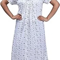 kripto katrox Cotton White Base Woman Nightwear and Nightgown-picture-45