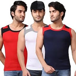 dollar bigboss Men's Solid Regular Fit Gym Vest-picture-3