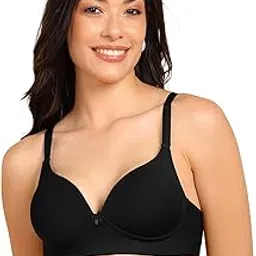tweens Invisi-Fit Cotton Bonded Seamless Maximiser Bra | 3/4th Coverage | Push-Up Level 1 | Elastic-Free Comfort | Wire-Free | Side Wings with Gripper | Adjustable Straps-picture-24