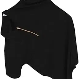 Black Fleece Hooded Sweatshirt with Zipper Pocket-picture-20