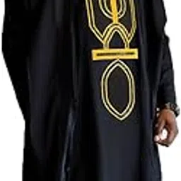 hd African Dresses for Man Fashion Boy Rhinestone-Studded Agbada-picture-21