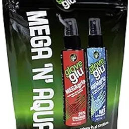 gloveglu Men's MEGA + Aqua Bundle Bag Megagrip Aquagrip 120ml Bottle Improve Goalkeeper Glove Grip-picture-14