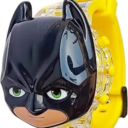 Brishti Superhero Character Multicolor Colored Disco Light and Musical Kid's Digital Watch Toy-picture-50