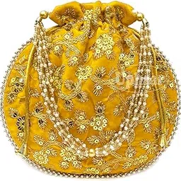 uphaar Velvet Embroidered Women's Handbag Potli Wedding party, Return Gift-picture-42